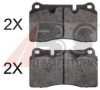 A.B.S. 37898 OE Brake Pad Set, disc brake